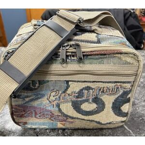Alfagear Route 66 Tapestry Travel Cosmetic Bag Adjustable Strap‎ Carry On 9X7